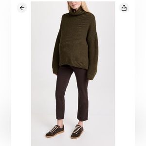 DL1961 Patti straight coated maternity jeans in dark cocoa